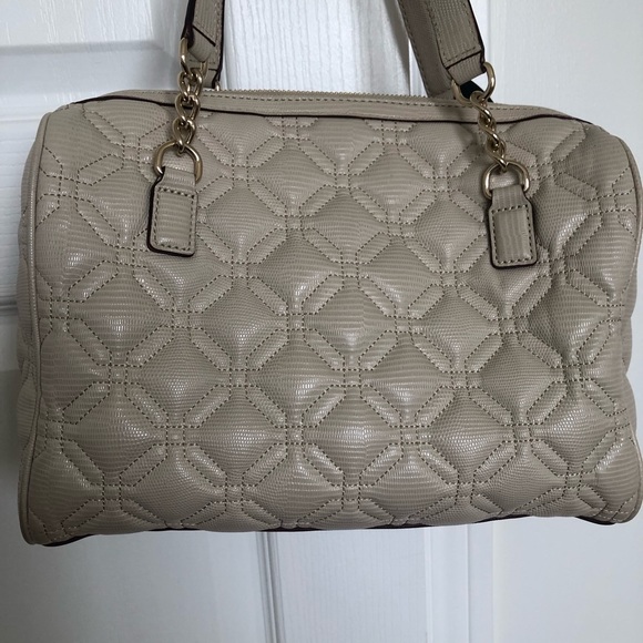 Kate Spade Ecru Quilted Top handle Bag - Picture 2 of 9